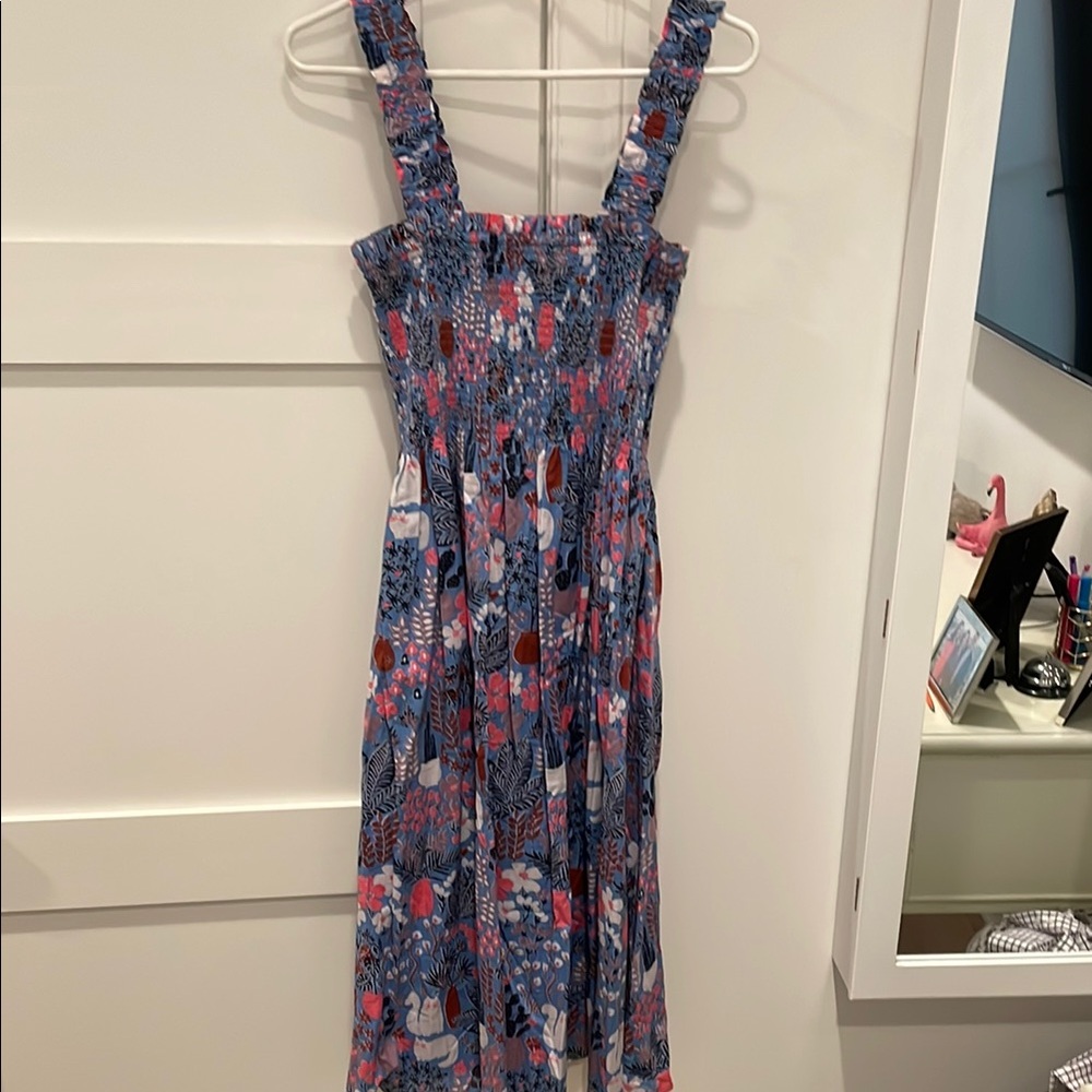 Kate Spade Blue and Pink Floral Dress